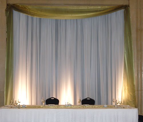Special package Wedding ceiling backdrop drapes package 15ft /4pcs 